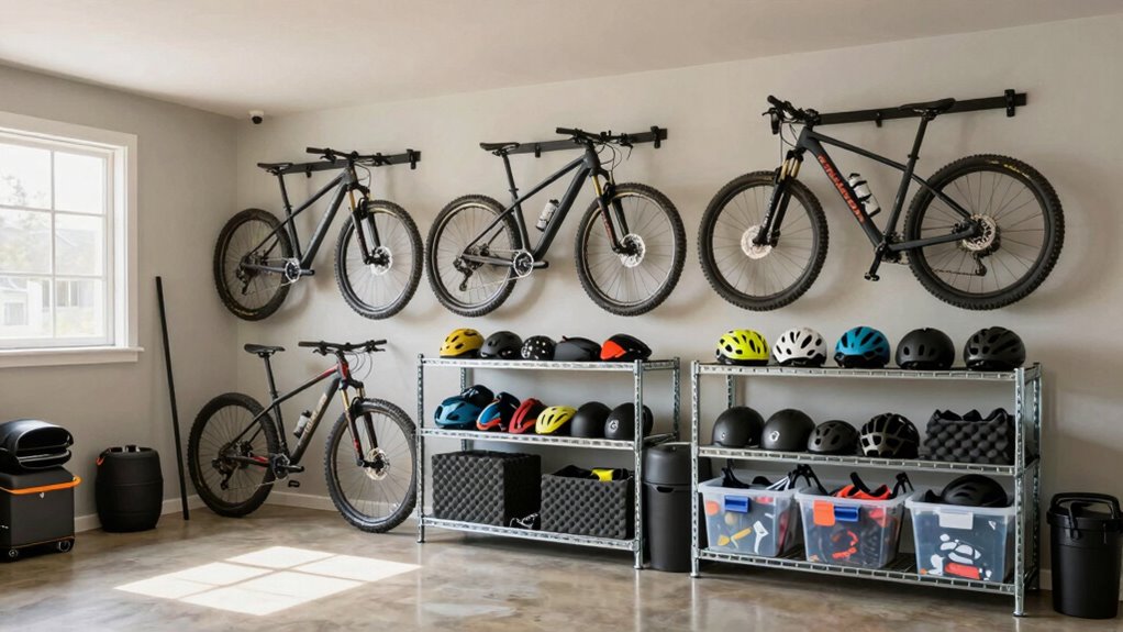 organized safe gear storage