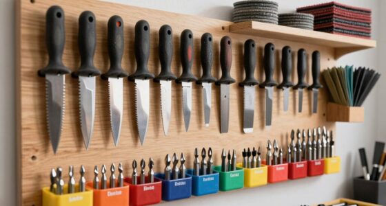 organized storage for tools