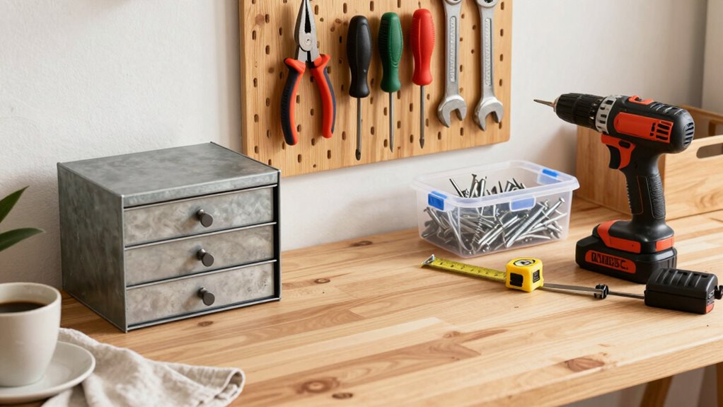 organized tools optimal lighting