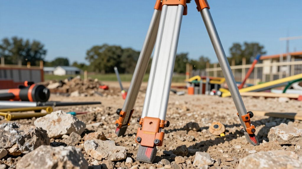 outdoor laser tripod stability