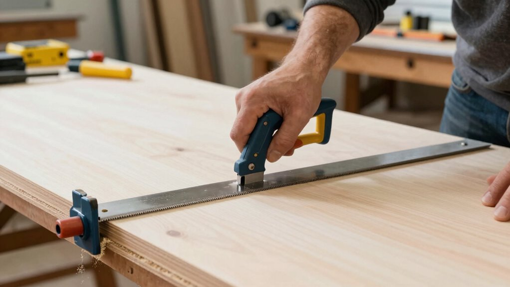 precise cuts with handheld tools