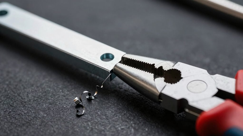 precise metal bracket cutting