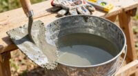 prepare concrete tools for warmth