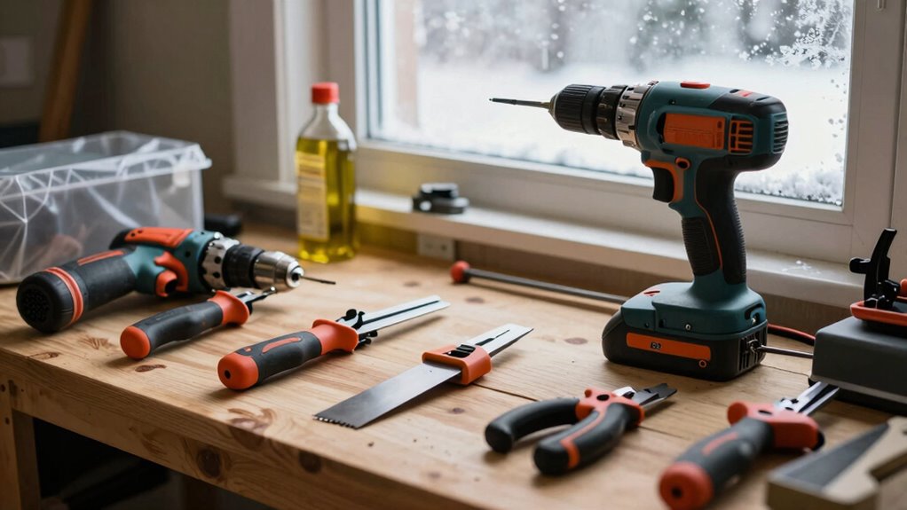 prepare tools for winter
