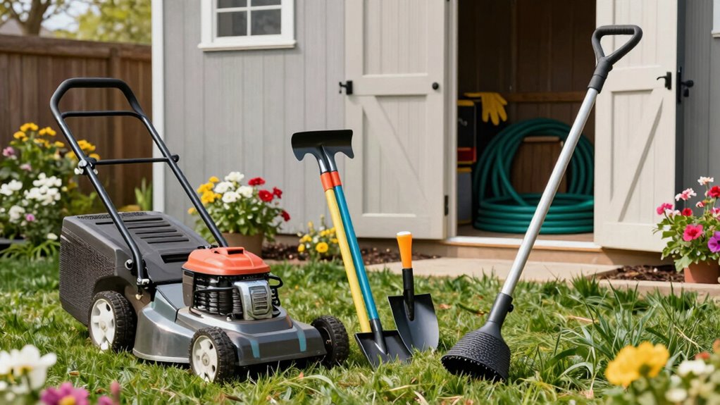prepare yard equipment spring