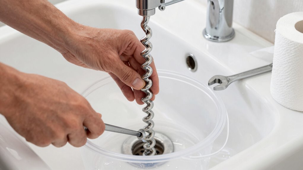prevent spills during augering