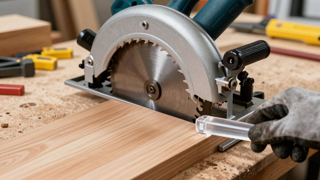 preventing saw kickback safely