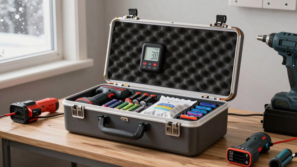 proper cold weather battery storage