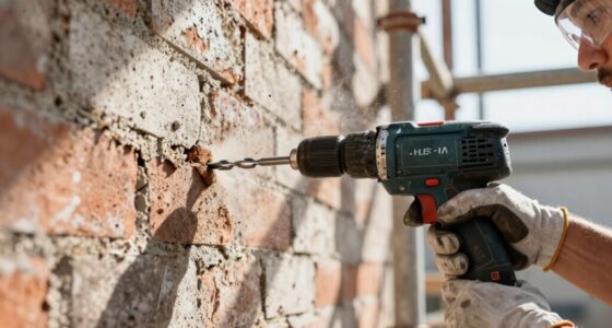 proper masonry hammer drill technique
