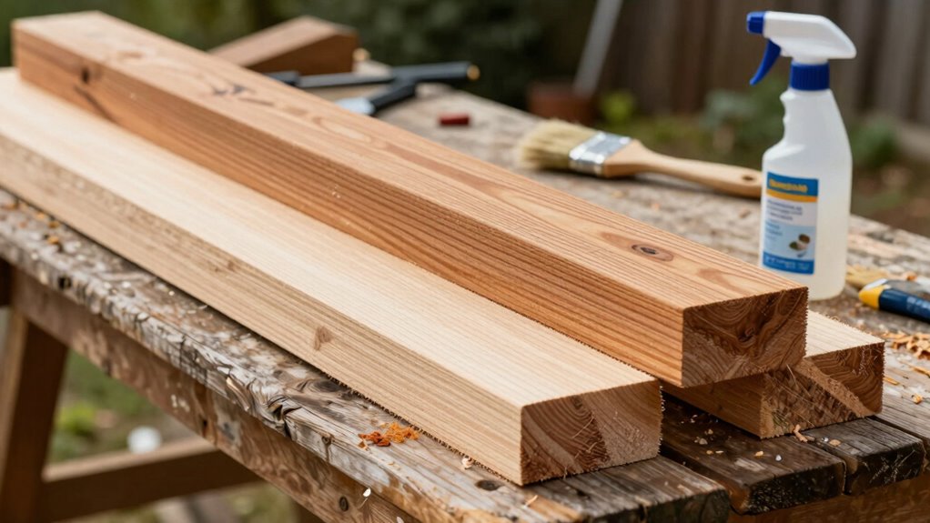 proper outdoor wood treatment