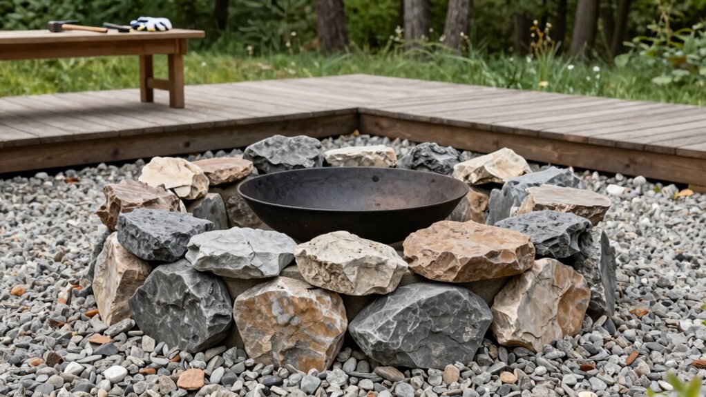 safe fire pit construction