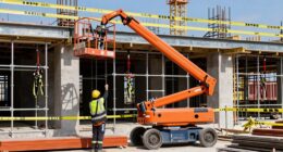safe material lift operation
