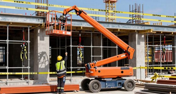 safe material lift operation