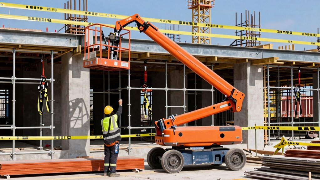 safe material lift operation