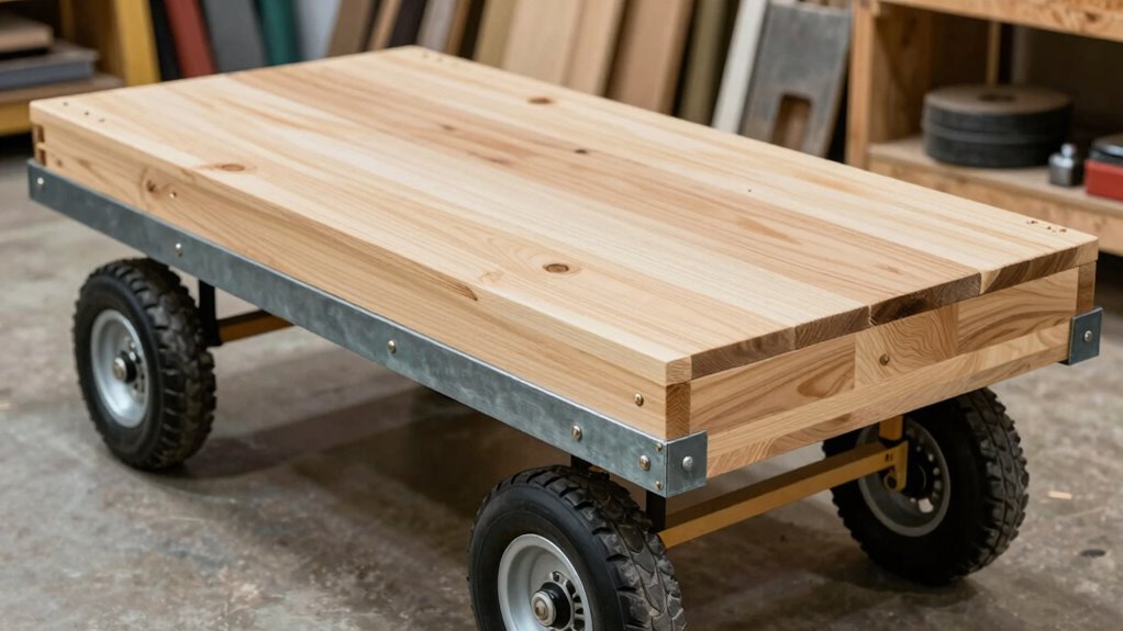 safe organized woodworking workspace