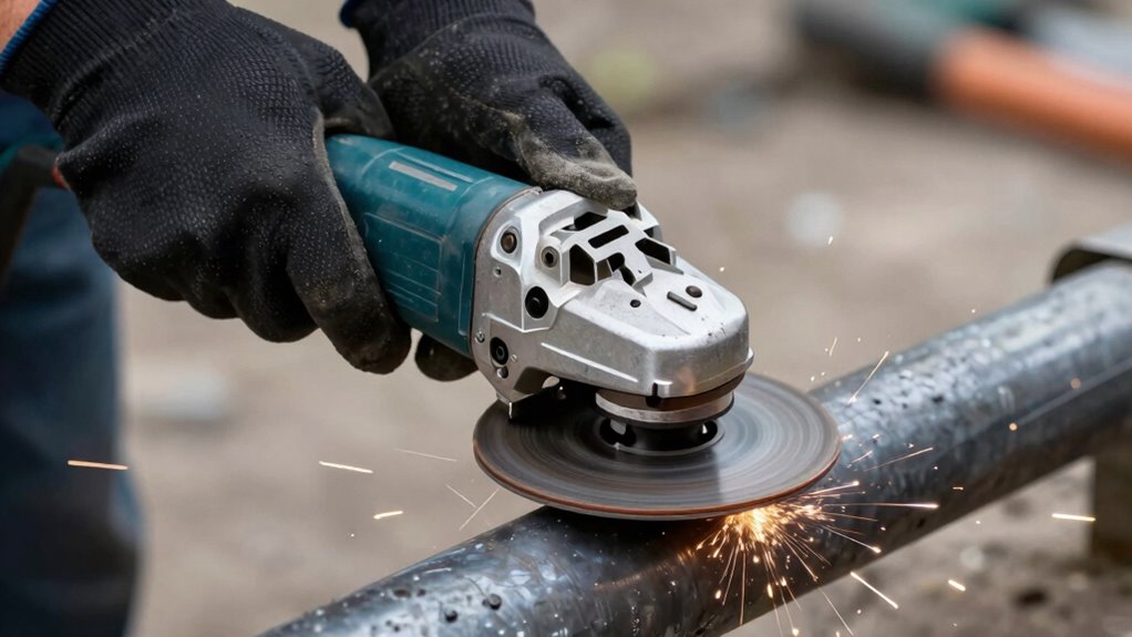 safe precise angle grinding