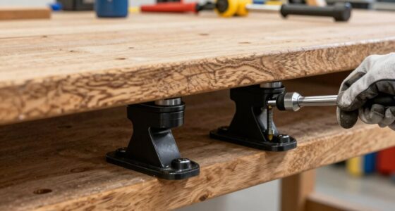 securely install casters properly
