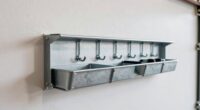 securely install wall storage
