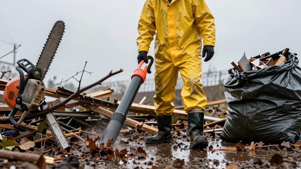 storm damage cleanup tools