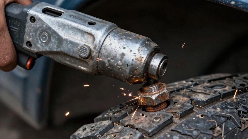 struggling with tight lug nuts