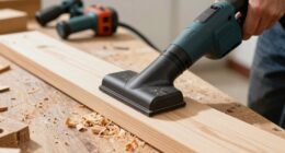 vacuum assisted power tool cleanup