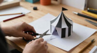 Construct Your Own Miniature Paper Brutalist Circuses with ‘Cirk’