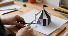 Construct Your Own Miniature Paper Brutalist Circuses with ‘Cirk’