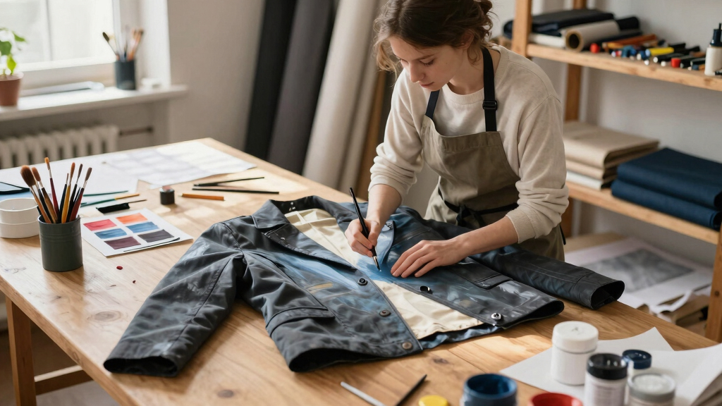 Amelia Cross Blends Bespoke Tailoring and Trompe-L’œil Painting in Her Sartorial Studies