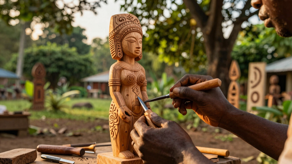 Yoruba Goddess Honored With New Sculptures In ỌṣUn-Òṣogbo Grove