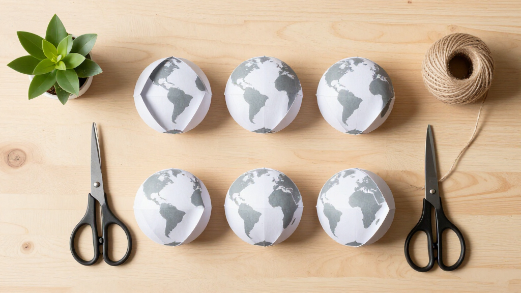 Folding Paper Globes