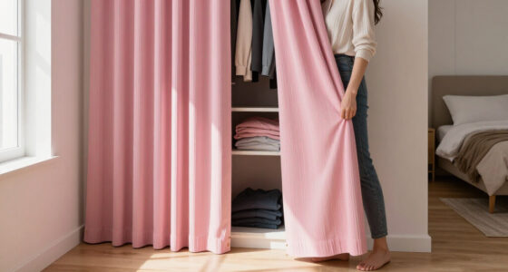 I Ditched My Closet Doors For $60 Pleated Curtains (See Why!)