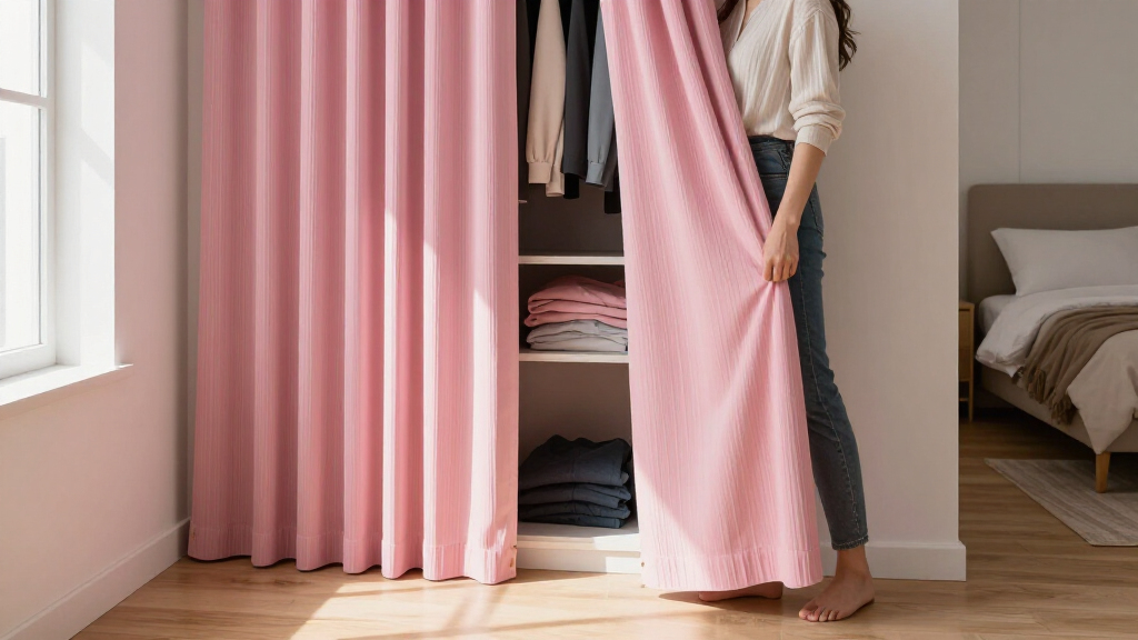 I Ditched My Closet Doors For $60 Pleated Curtains (See Why!)