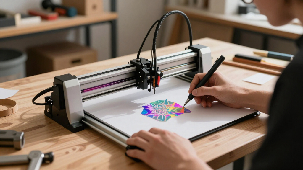 Making Holograms With A Pen Plotter