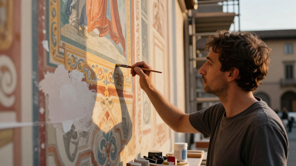 Roma, Il Restauro Di Palazzo Massimo Alle Colonne Svela Sorprendenti Trompe-l’œil - Michelangelo Buonarroti è Tornato