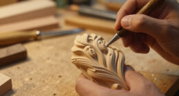 Tiny Faces Surface Amid Sweeping Lines In En Iwamura’s Expressive Sculptures