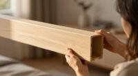 A Structural Beam Was An Eyesore In This Bedroom — She Added Paneling To Disguise It