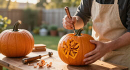 Designers Are Using A Vintage Find To Give Fall Pumpkins A Major Upgrade