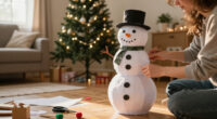 Forget A Second Christmas Tree, Habitat's Supersized Paper Snowman Is The Best Way To Make A Statement This Festive Season For Under £20