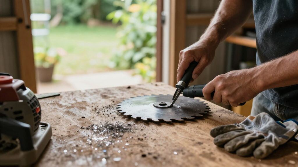 Forget Bench Grinders: Sharpen Lawn Mower Blades With A Pocket Sized Tool