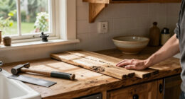Goodbye Tile, So Long Stone: The Unique Alternative For Rustic Backsplashes