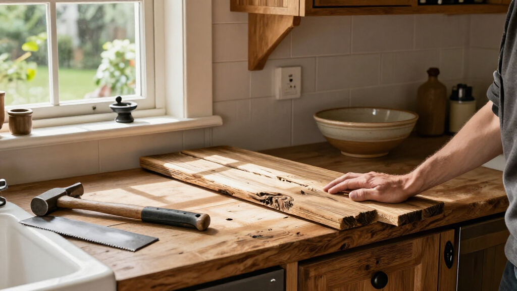 Goodbye Tile, So Long Stone: The Unique Alternative For Rustic Backsplashes