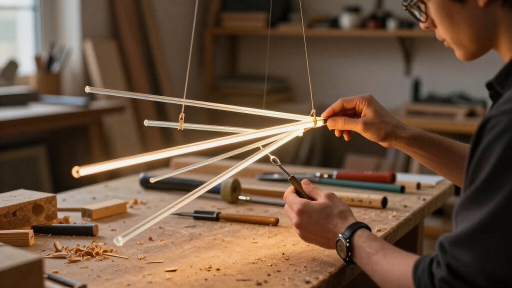 In ‘Aeolus,’ DRIFT Suspends Illuminated Glass Rods In A Sculpture Of The Wind