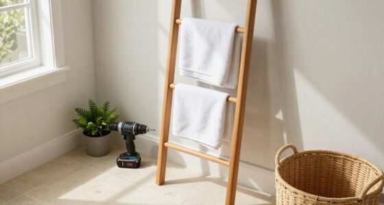 Scrap Bulky Shelves: Store Towels With This Modern-Style Alternative