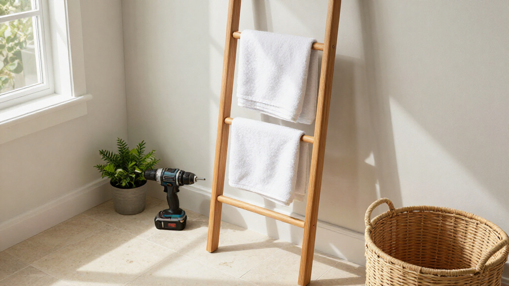 Scrap Bulky Shelves: Store Towels With This Modern-Style Alternative