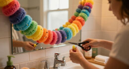Upcycle Dollar Tree Pool Noodles Into Gorgeous Bathroom Decor With This Clever DIY